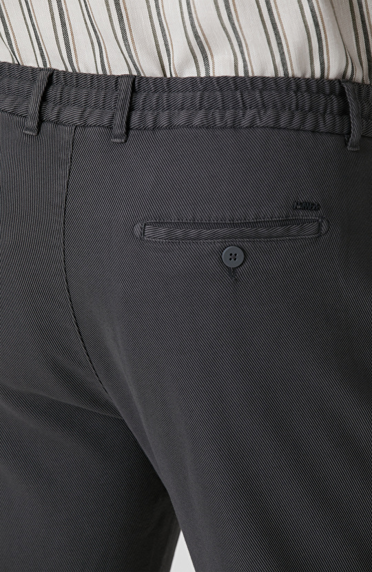 Antrasit Diyagonal Desenli Jogger Pantolon