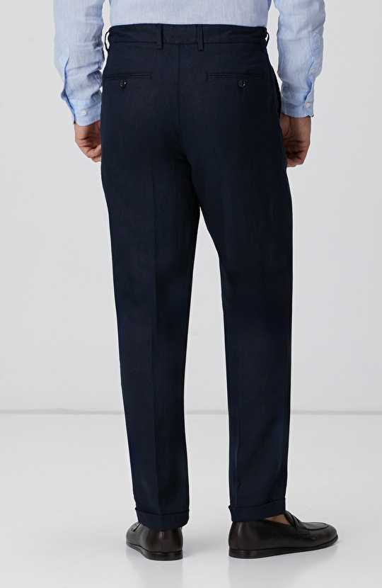 Lacivert Keten Jogger Pantolon