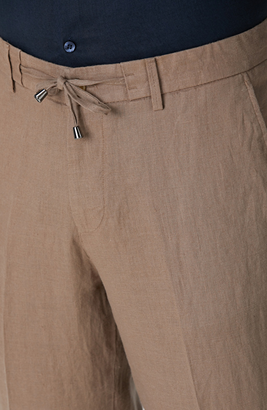 Vizon Keten Jogger Pantolon