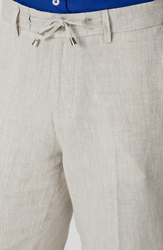 Naturel Keten Jogger Pantolon