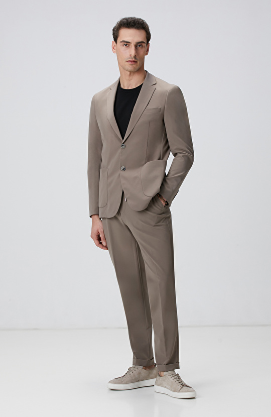 Açık Haki Takım Elbise