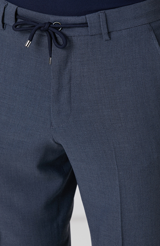 Mavi Yün Takım Elbise