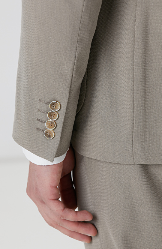 Vizon Mikro Desenli Dokuma Takım Elbise