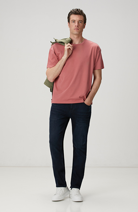 Koyu Lacivert Denim Pantolon