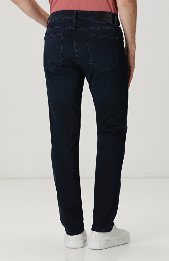Koyu Lacivert Denim Pantolon