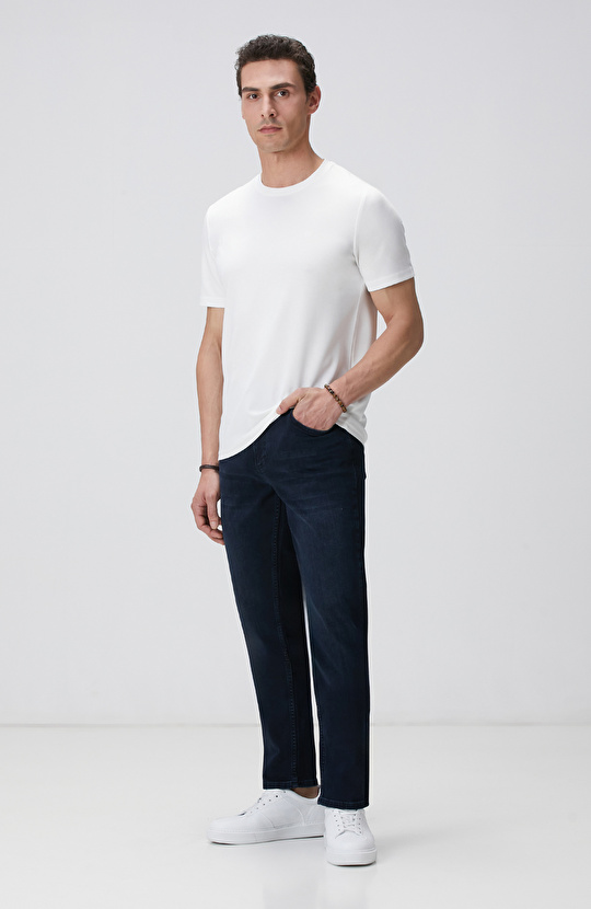 Kırık Beyaz Basic T-shirt