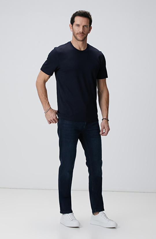 Lacivert Basic T-shirt