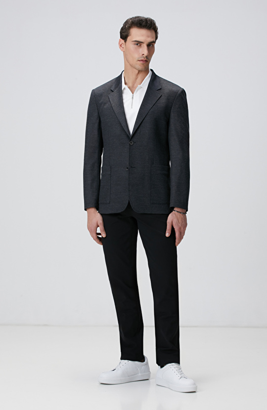 Kırık Beyaz Polo Yaka Örme T-shirt