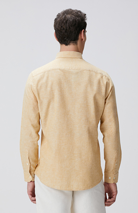 Safran Keten Gömlek