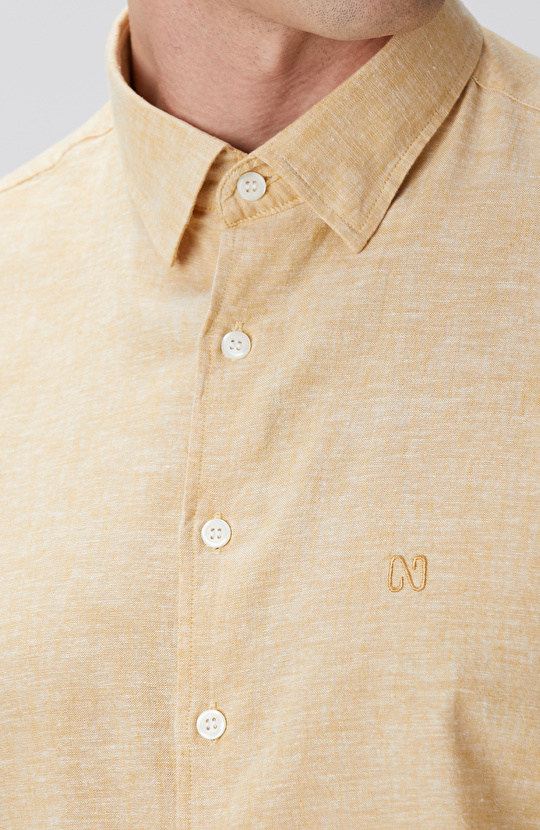 Safran Keten Gömlek