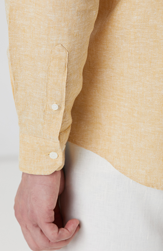 Safran Keten Gömlek