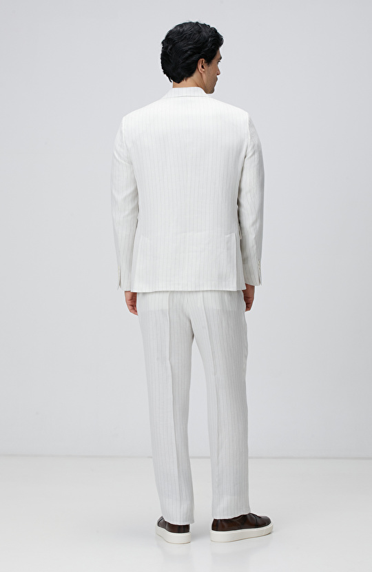 Loro Piana Limited Kırık Beyaz Takım Elbise