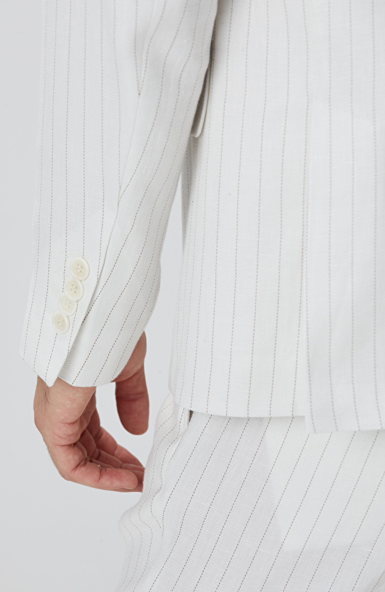 Loro Piana Limited Kırık Beyaz Takım Elbise