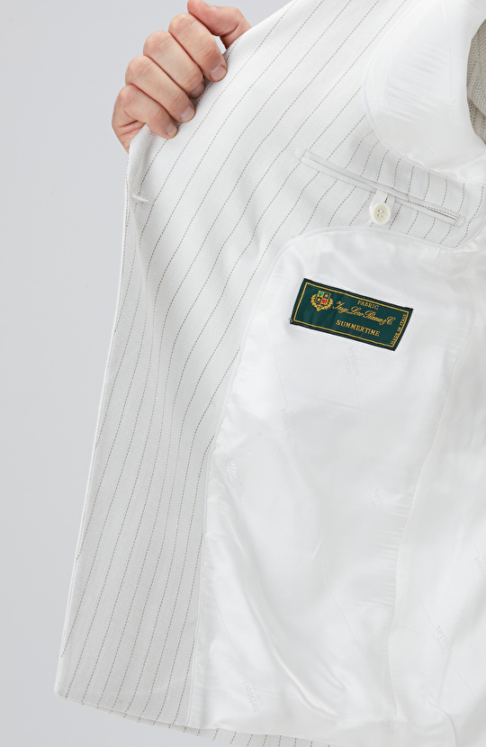 Loro Piana Limited Kırık Beyaz Takım Elbise