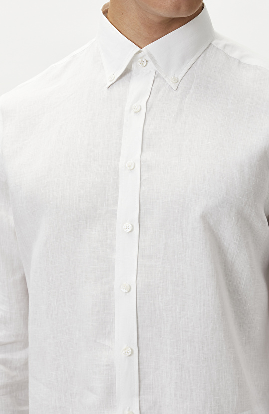 White Linen Shirt