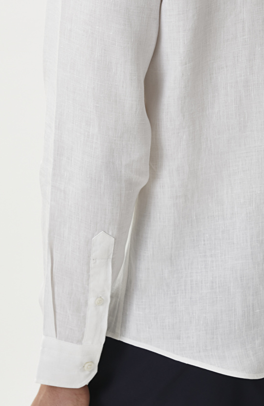 White Linen Shirt