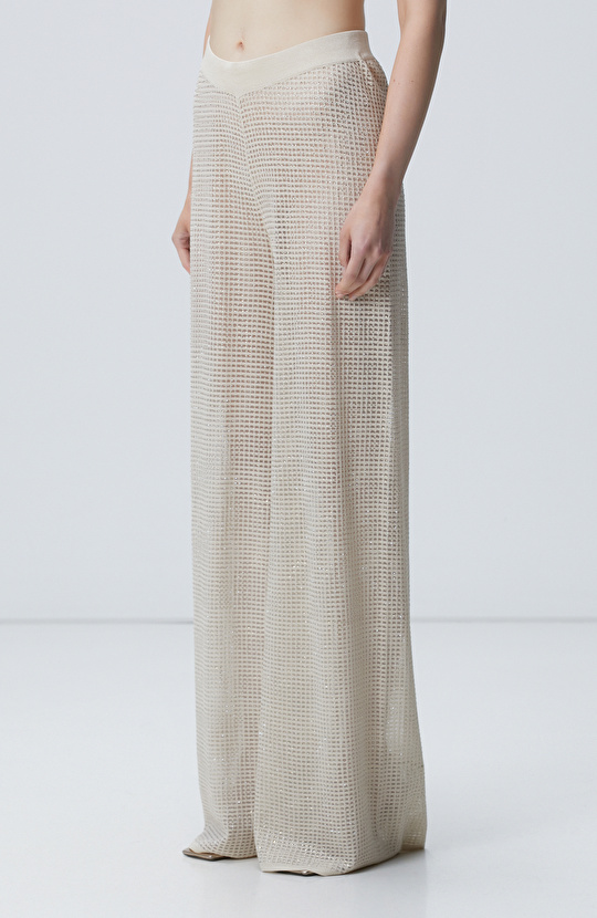 Limited Bej Triko Pantolon