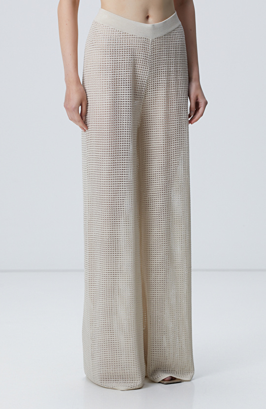 Limited Bej Triko Pantolon