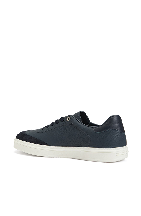 Lacivert Erkek Deri Sneaker
