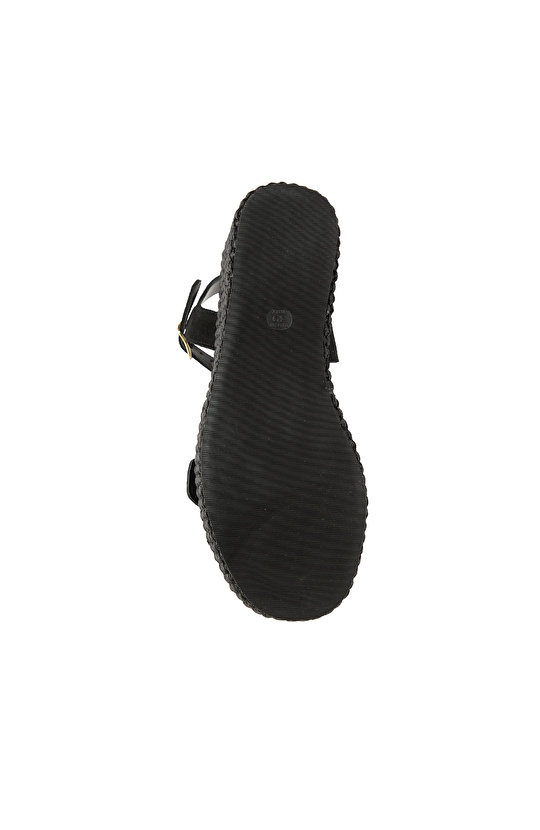 Black Women's Suede Sandals