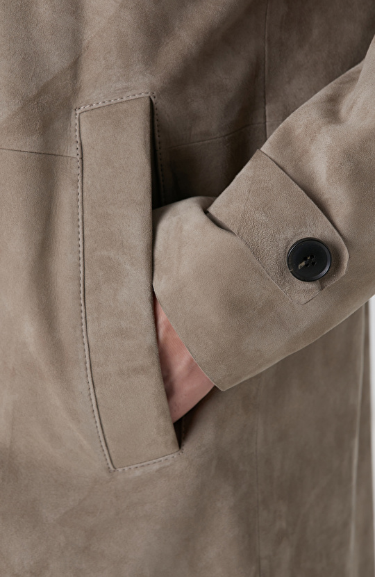 Vizon Süet Pardösü