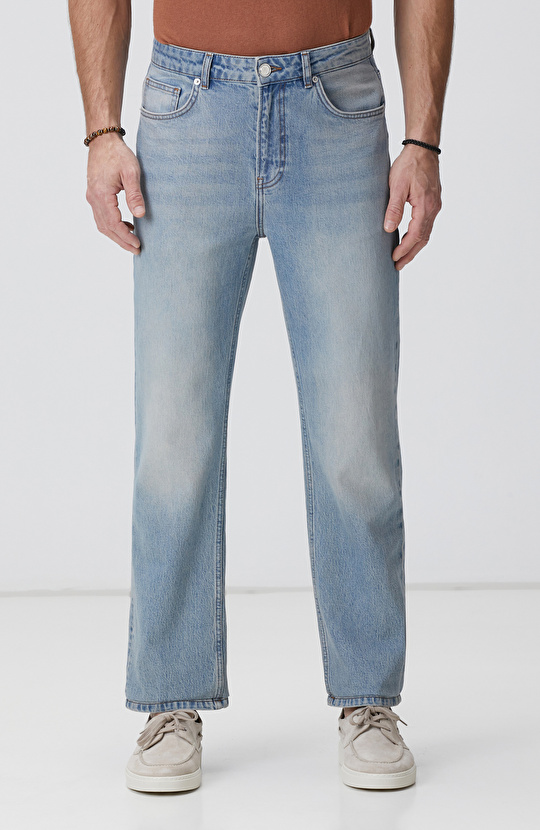 Açık Mavi Denim Pantolon