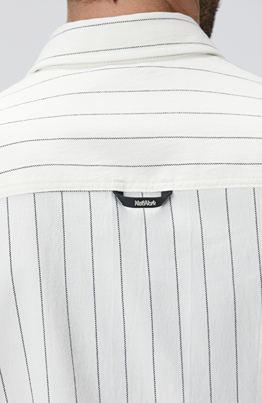 Kırık Beyaz Dış Gömlek