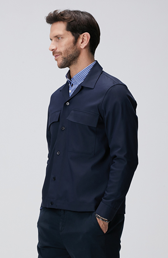 Lacivert Dış Gömlek