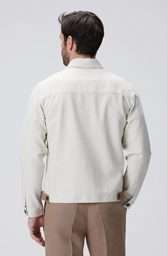 Naturel Nopeli Dış Gömlek