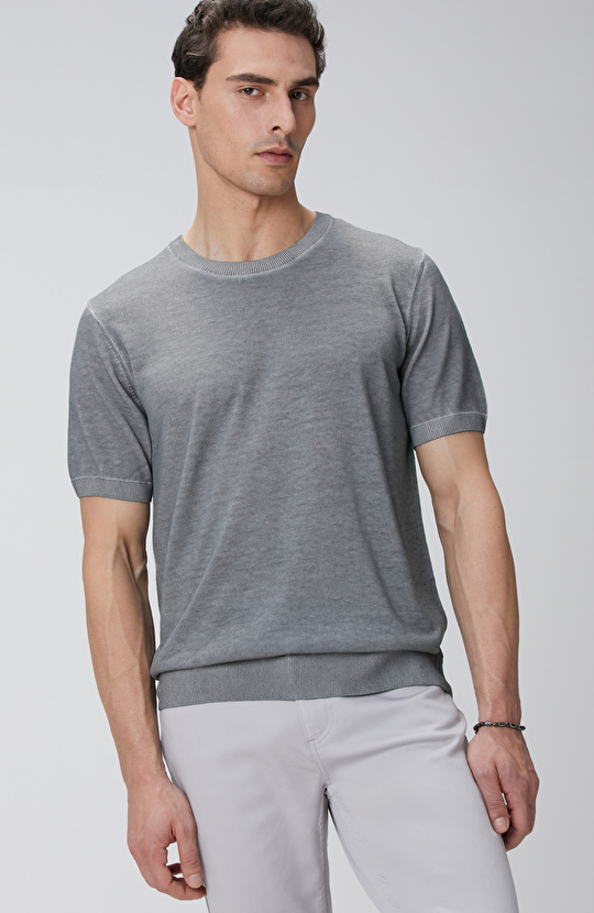 Antrasit Keten Karışımlı Kazak