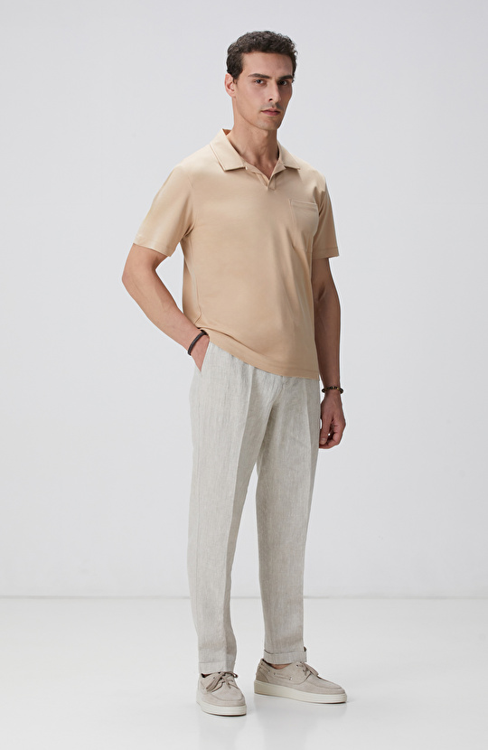 Açık Camel T-shirt