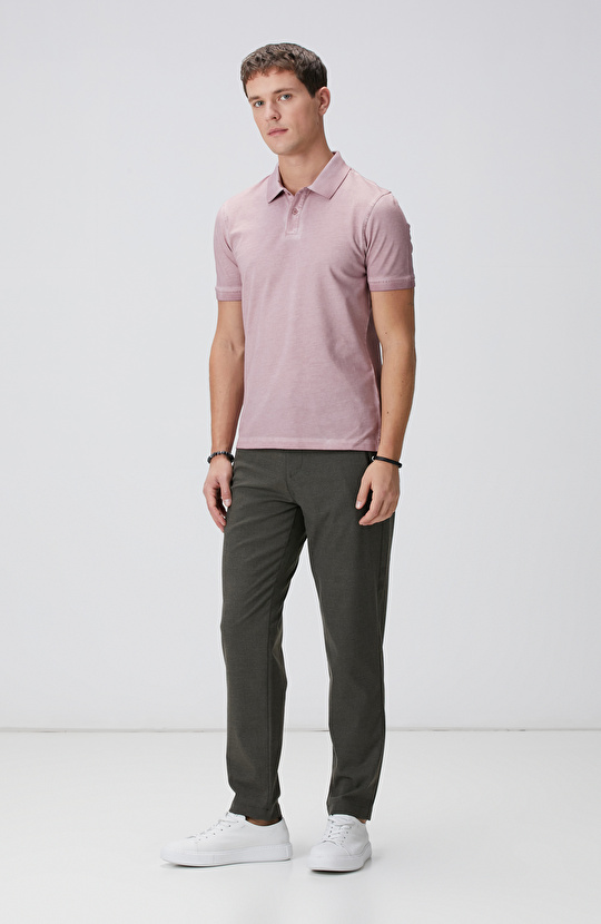 Gül Kurusu Polo Yaka T-shirt