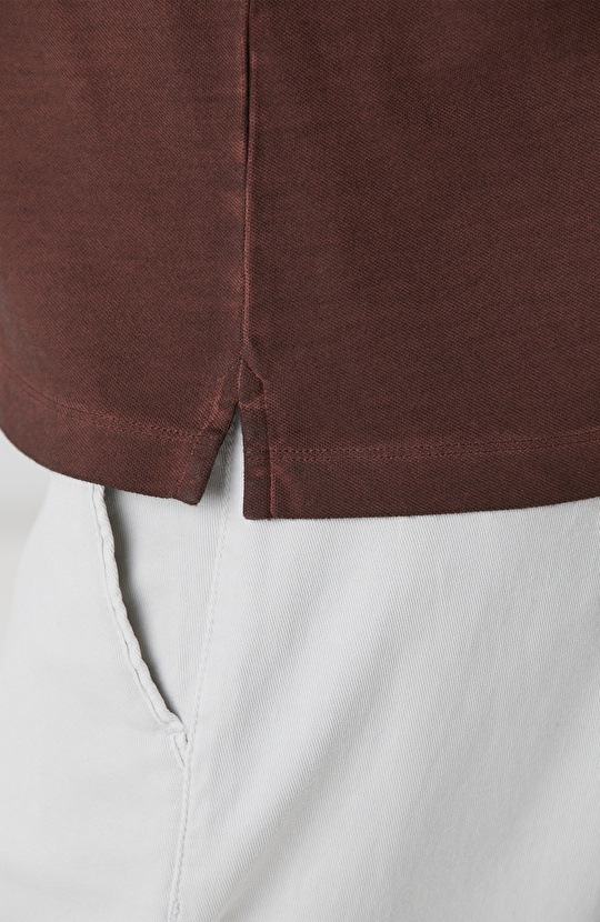 Kahverengi Polo Yaka T-shirt