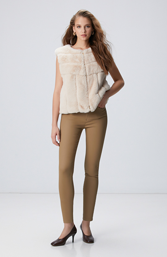 Camel Denim Pantolon