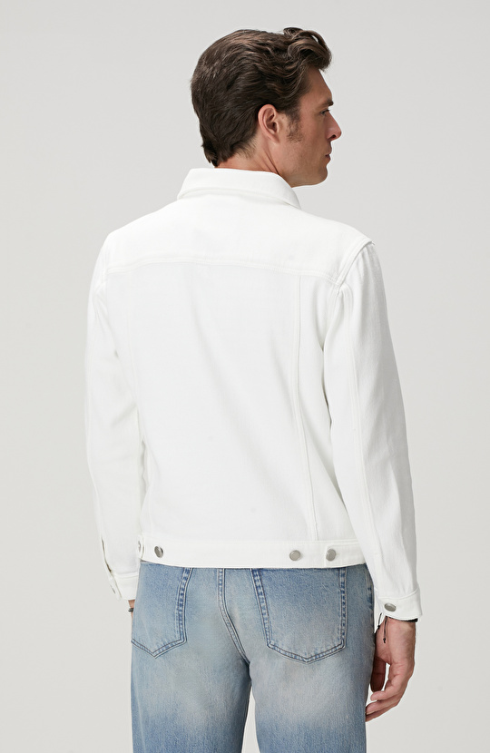 Kırık Beyaz Denim Mont