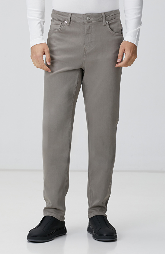 Açık Haki Denim Pantolon