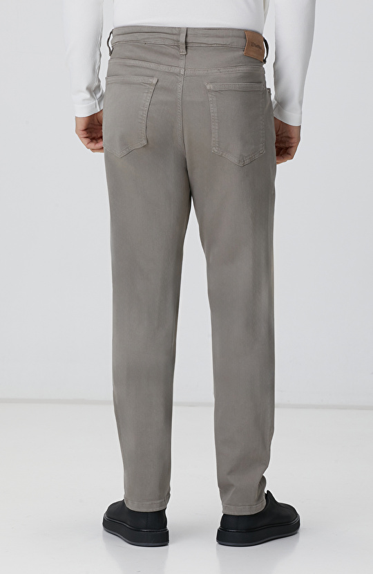 Açık Haki Denim Pantolon