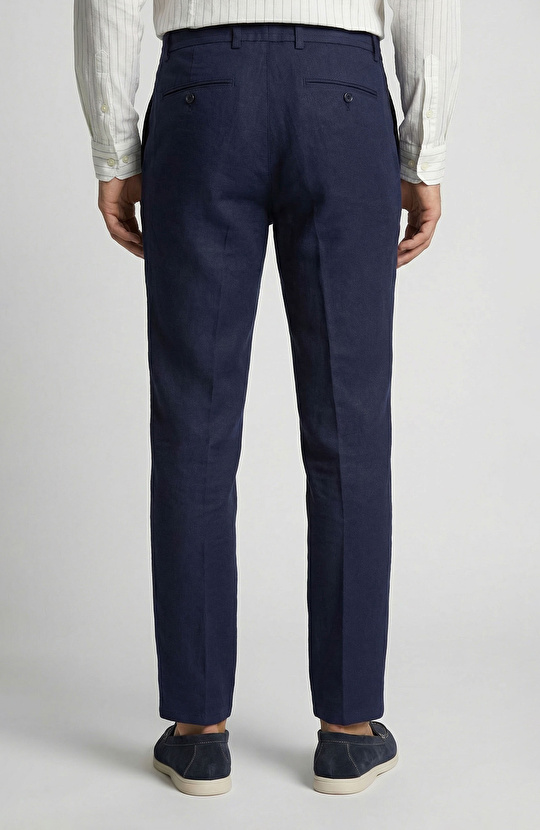 Lacivert Keten Jogger Pantolon