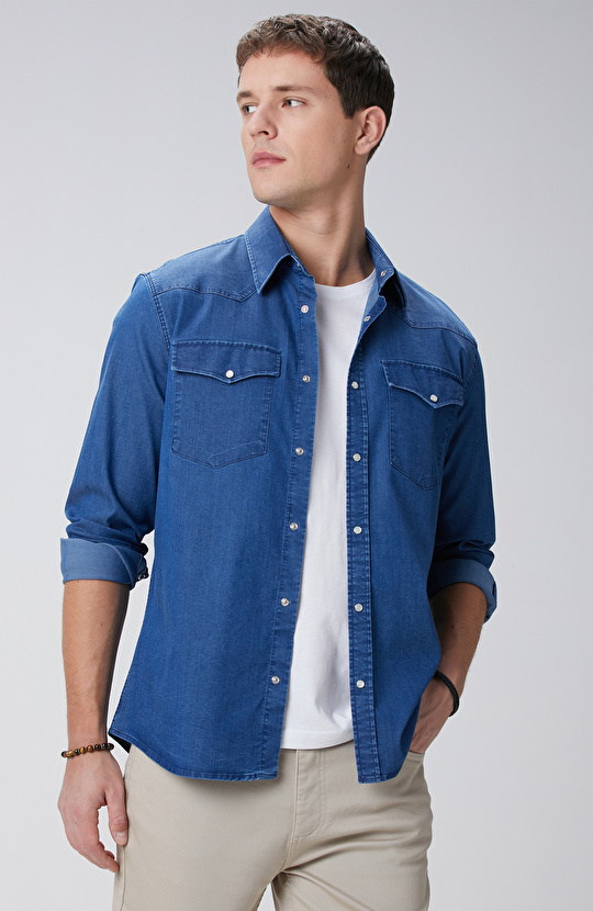 Antrasit Non-Denim Gömlek