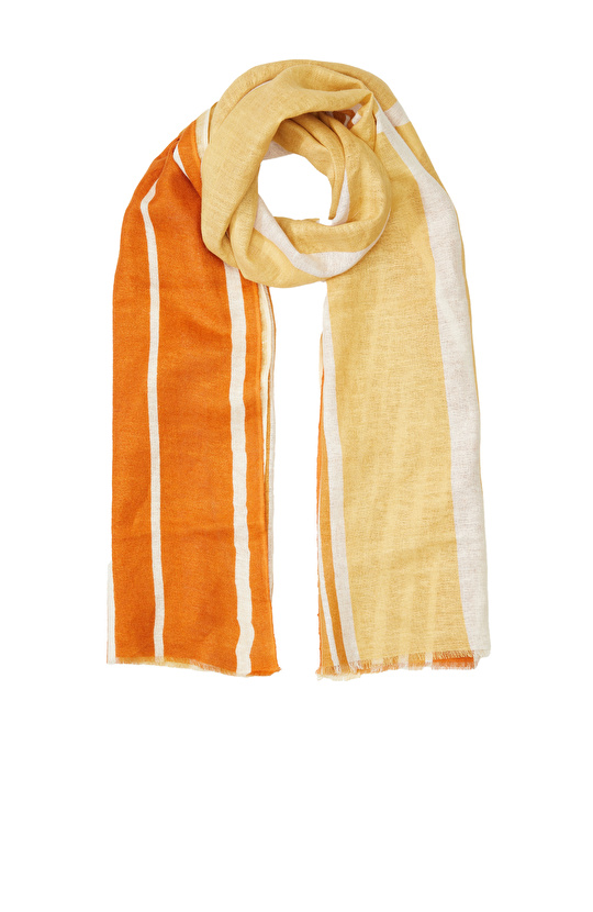 Kiremit Keten Karışımlı Şal