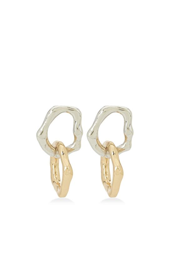 Gold Rengi Kadın Küpe