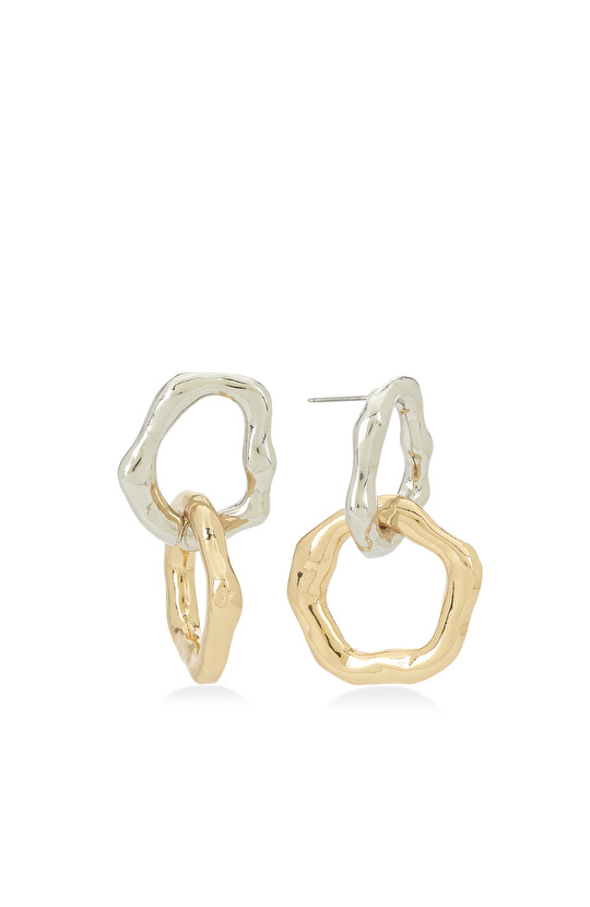 Gold Rengi Kadın Küpe