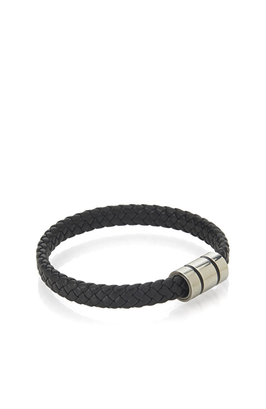 Siyah Erkek Deri Bileklik