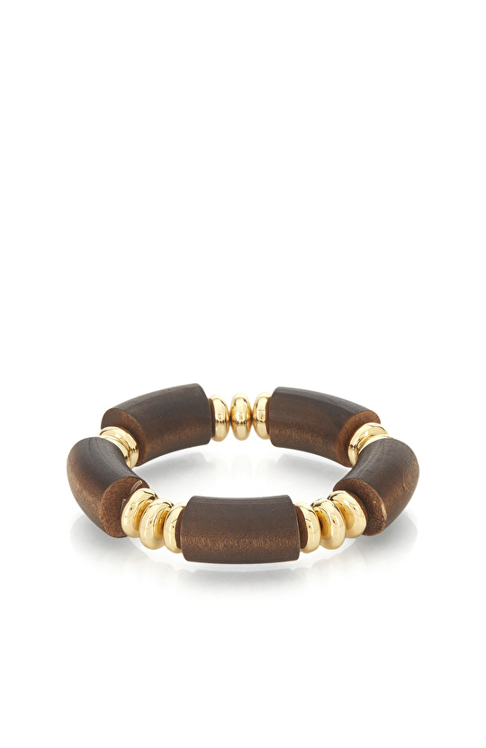 Kahverengi Kadın Ahşap Bileklik