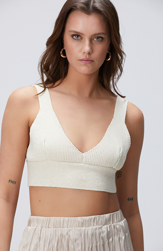 Limited  Kırık Beyaz Büstiyer