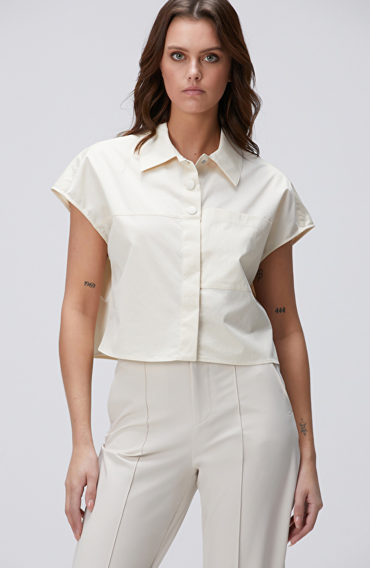 Kırık Beyaz N-Tech Gömlek