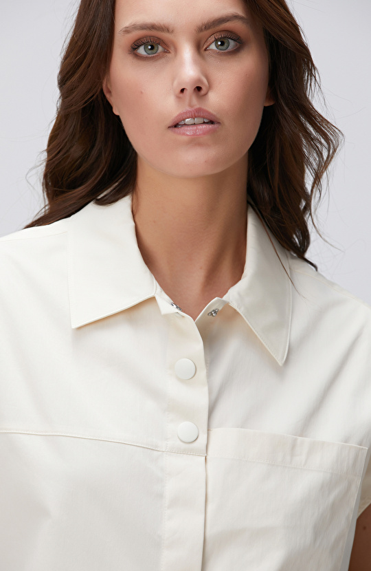 Kırık Beyaz N-Tech Gömlek