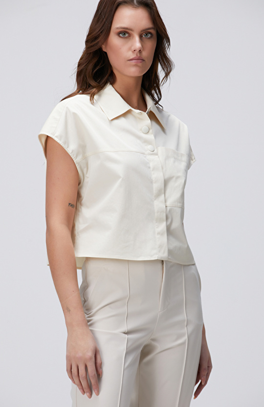 Kırık Beyaz N-Tech Gömlek