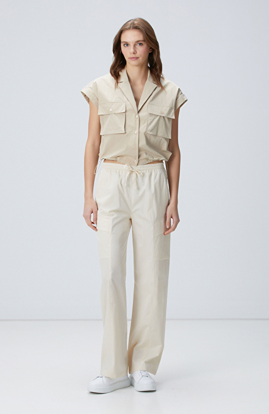 N-Tech Kırık Beyaz Pantolon