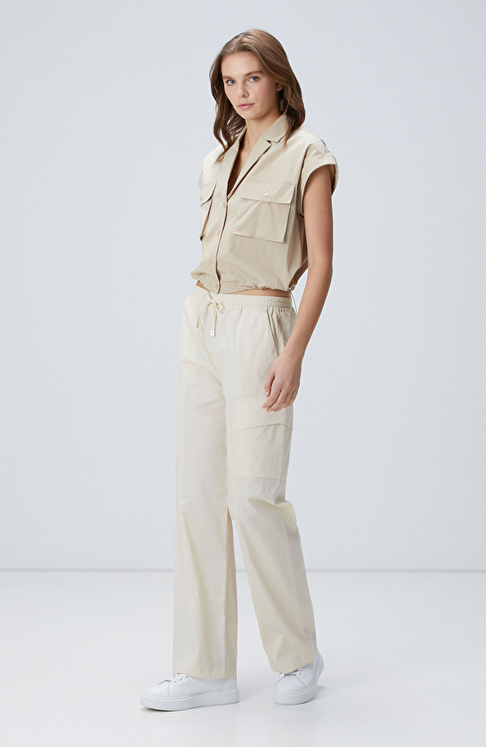 N-Tech Kırık Beyaz Pantolon